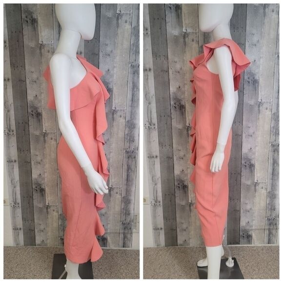 NWOT KEEPSAKE The Label one shoulder midi dress - Picture 3 of 8